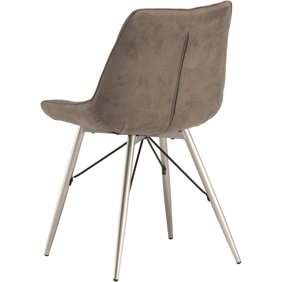 Taupe Fabric Nova Dining Chair - Neutral – image 2