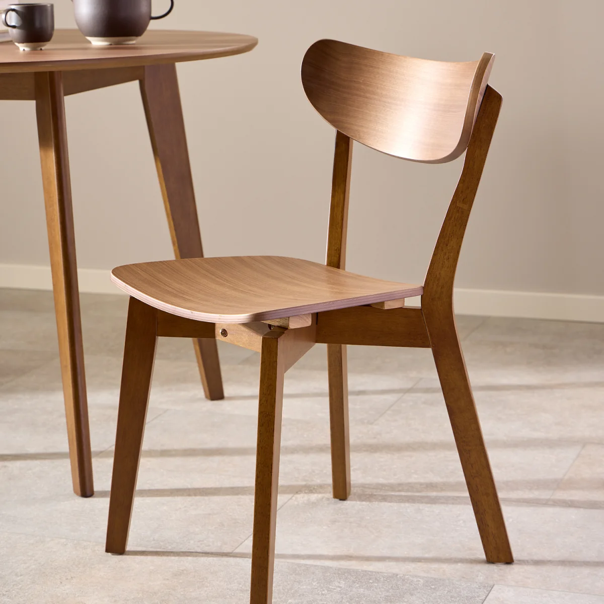 Furniture To Go Roxby Dining Chair Set of 2 - Walnut – image 1