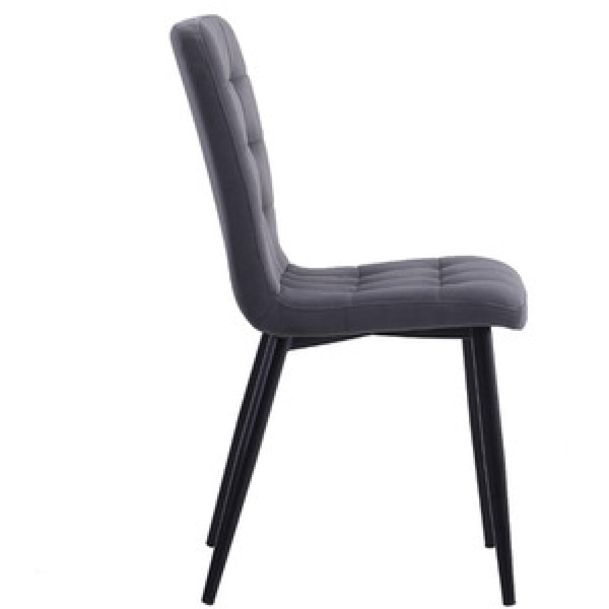 Stylish Velvet Dining Chair Set Of 4 - Pink – image 15