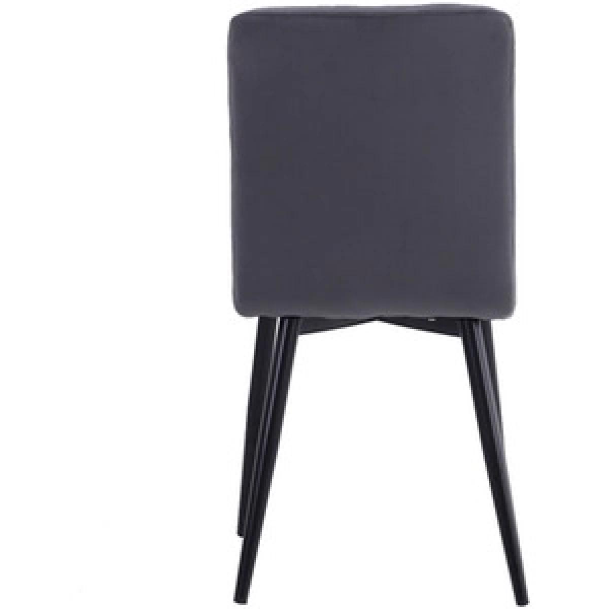 Stylish Velvet Dining Chair Set Of 4 - Pink – image 17