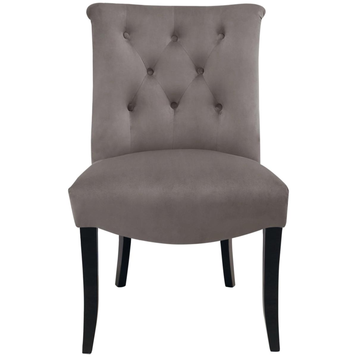 Velvet Dining Chair Sets of 2 - Grey – image 2