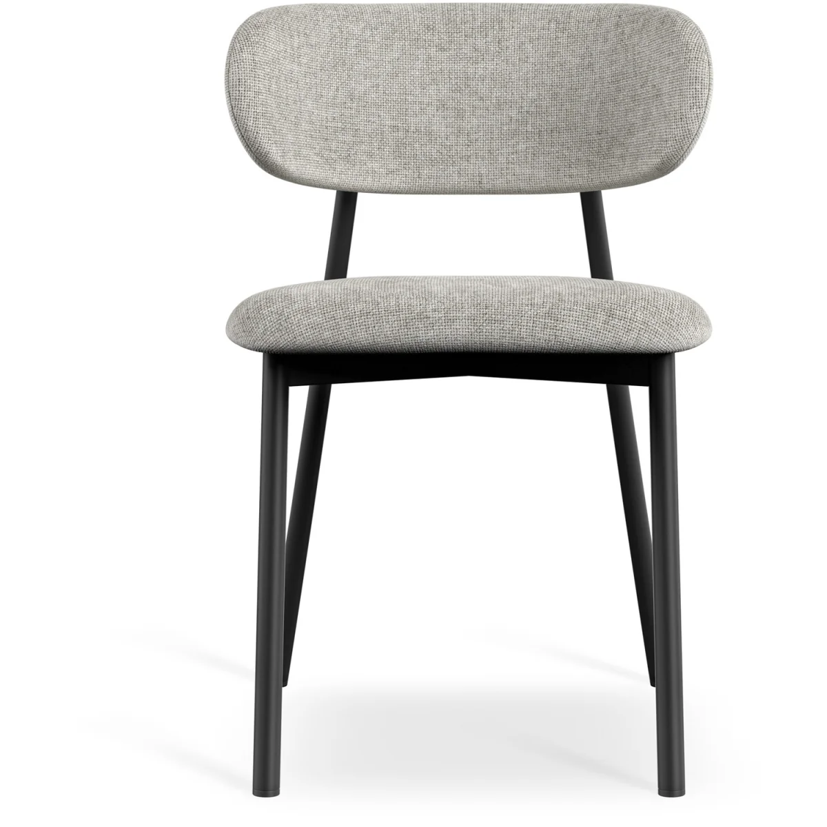 Myla Linen Upholstered Dining Chairs Set of 4 - Grey – image 2