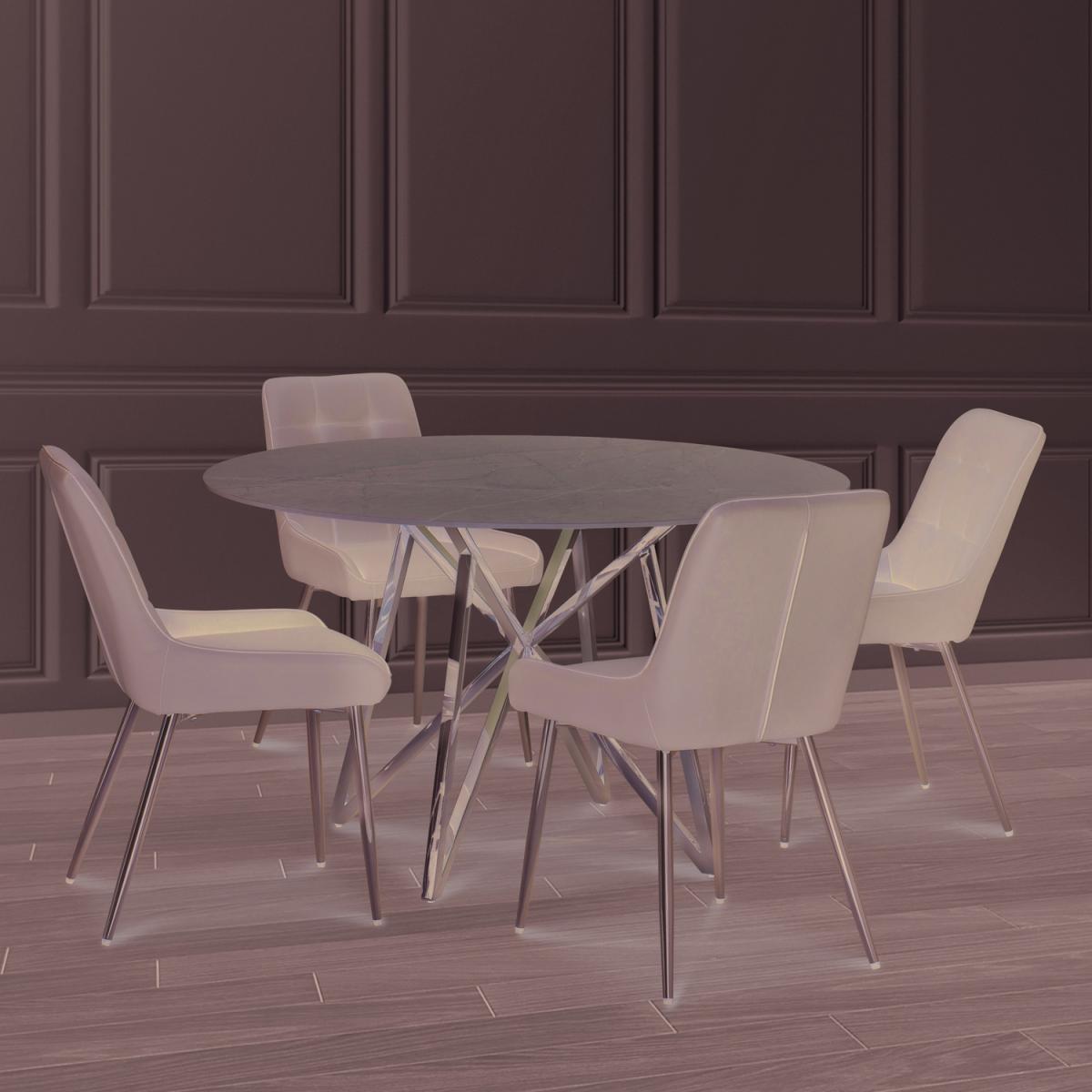 Grey Archer Dining Chair - Grey – image 3