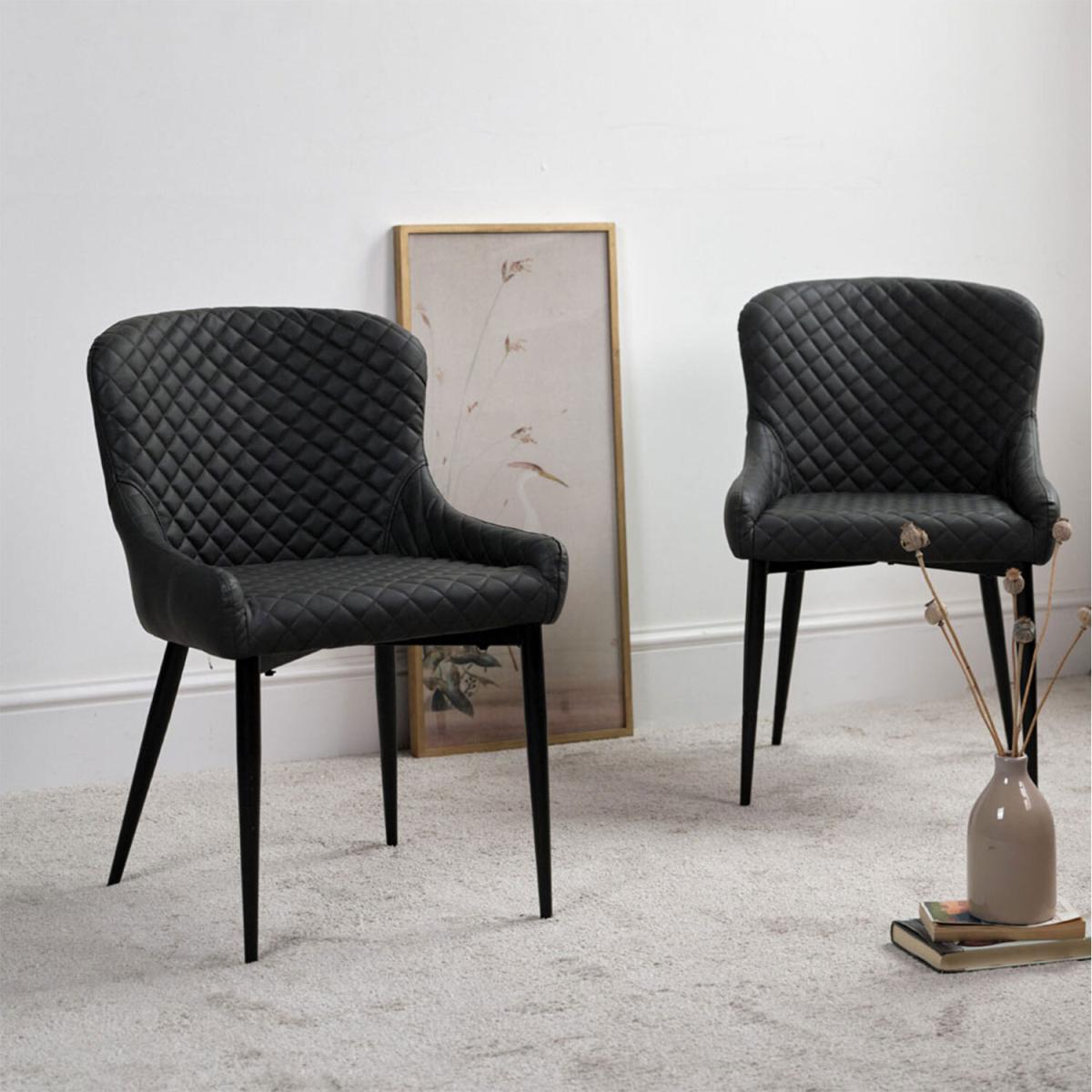 Carlton Dining Chair (Set of 2) - Grey – image 5
