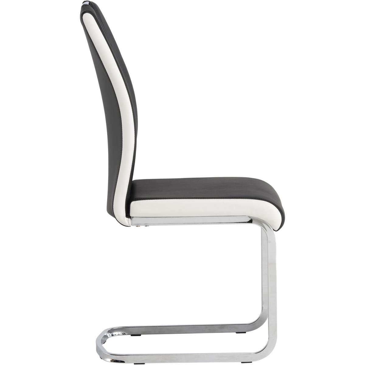 Black and White Venice Dining Chair - Black – image 3
