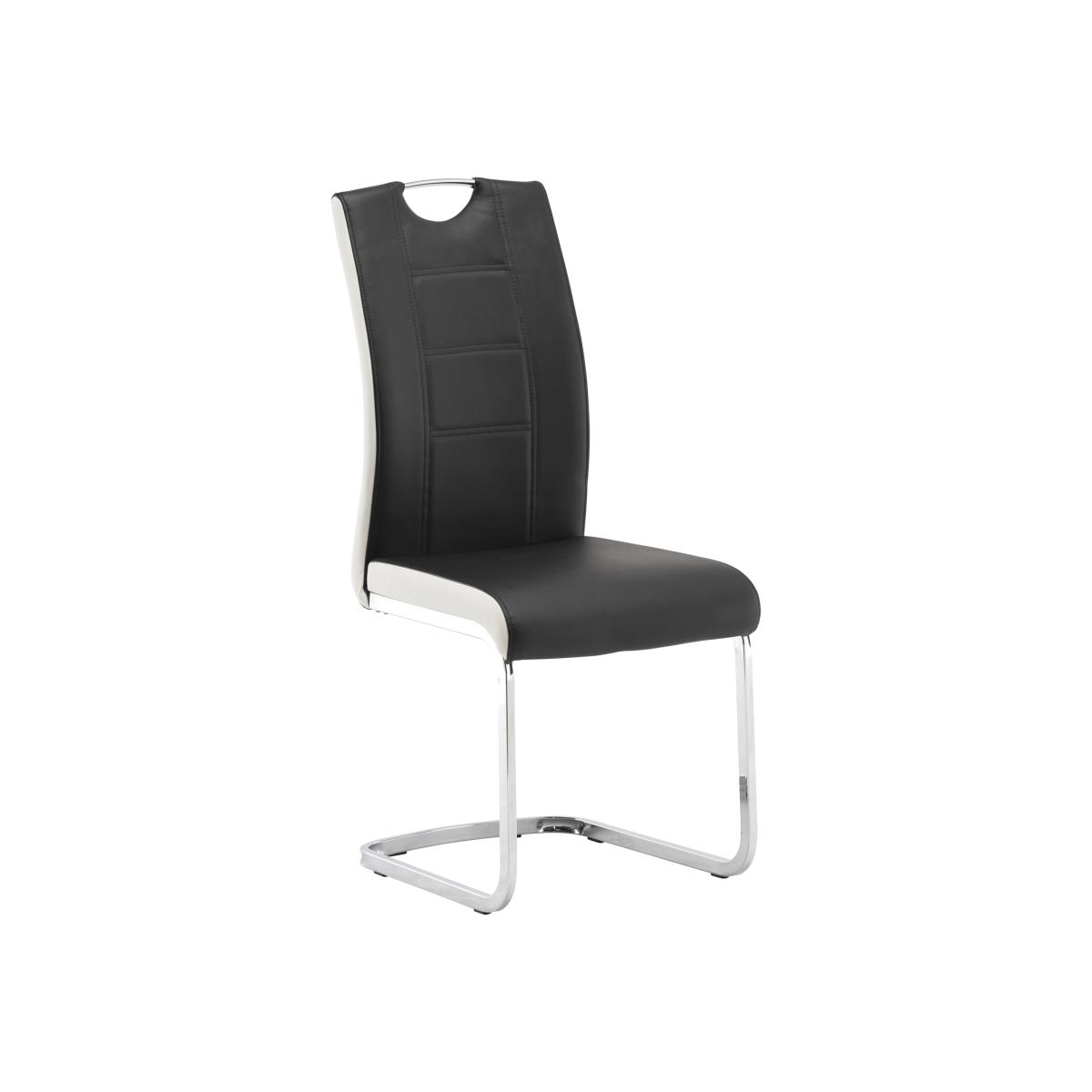 Black and White Venice Dining Chair - Black – image 1