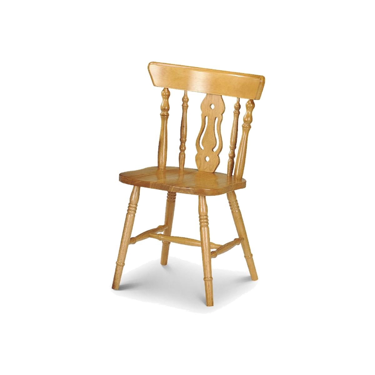 Set Of 4 Yorkshire Fiddleback Chairs - Honey