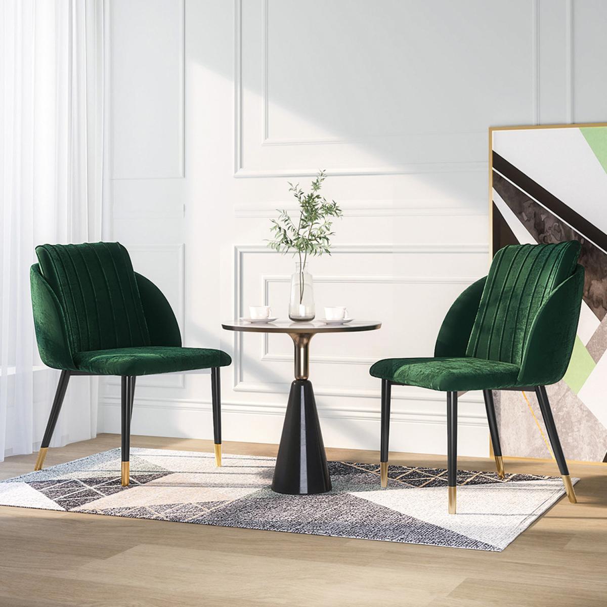 Upholstered Dining Chairs - Blue – image 12