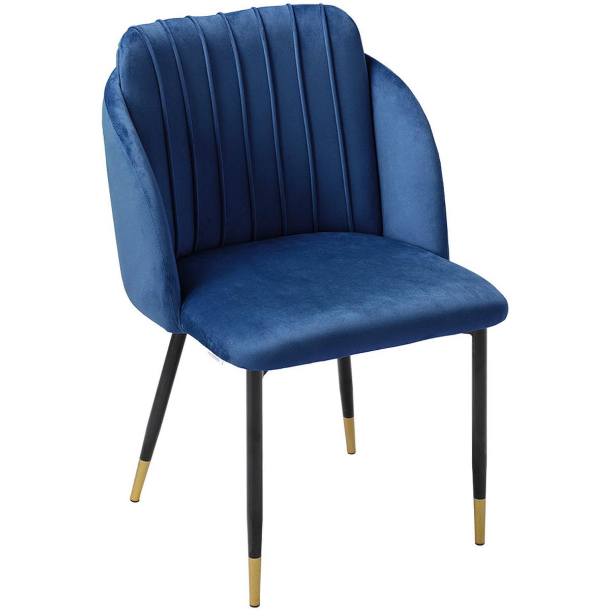 Upholstered Dining Chairs - Blue – image 21