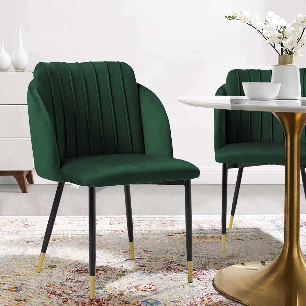 Upholstered Dining Chairs - Blue – image 27