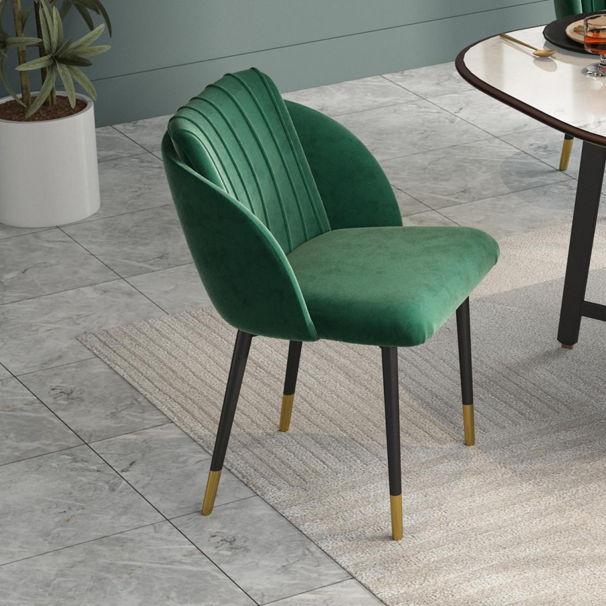 Upholstered Dining Chairs - Blue – image 28
