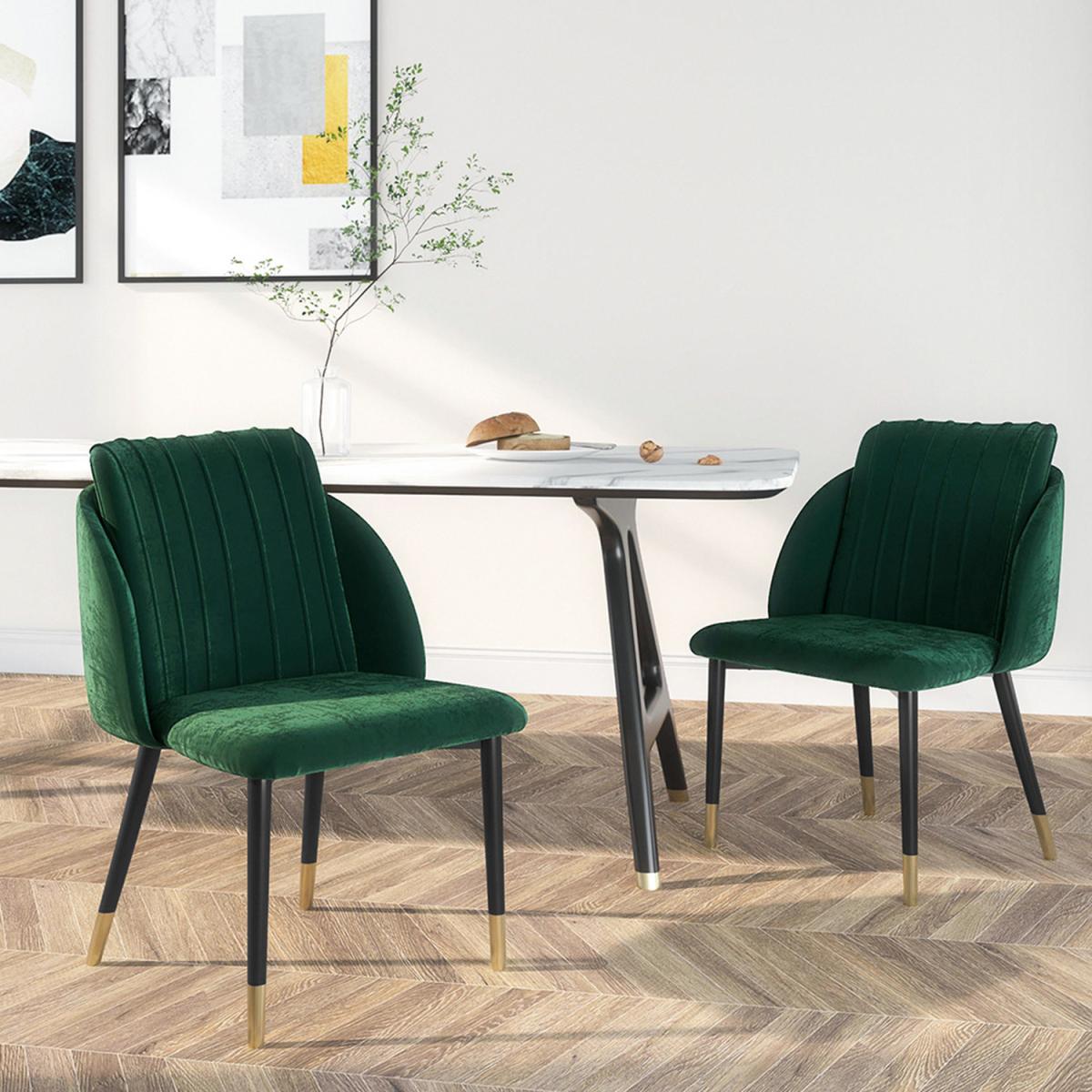Upholstered Dining Chairs - Blue – image 30