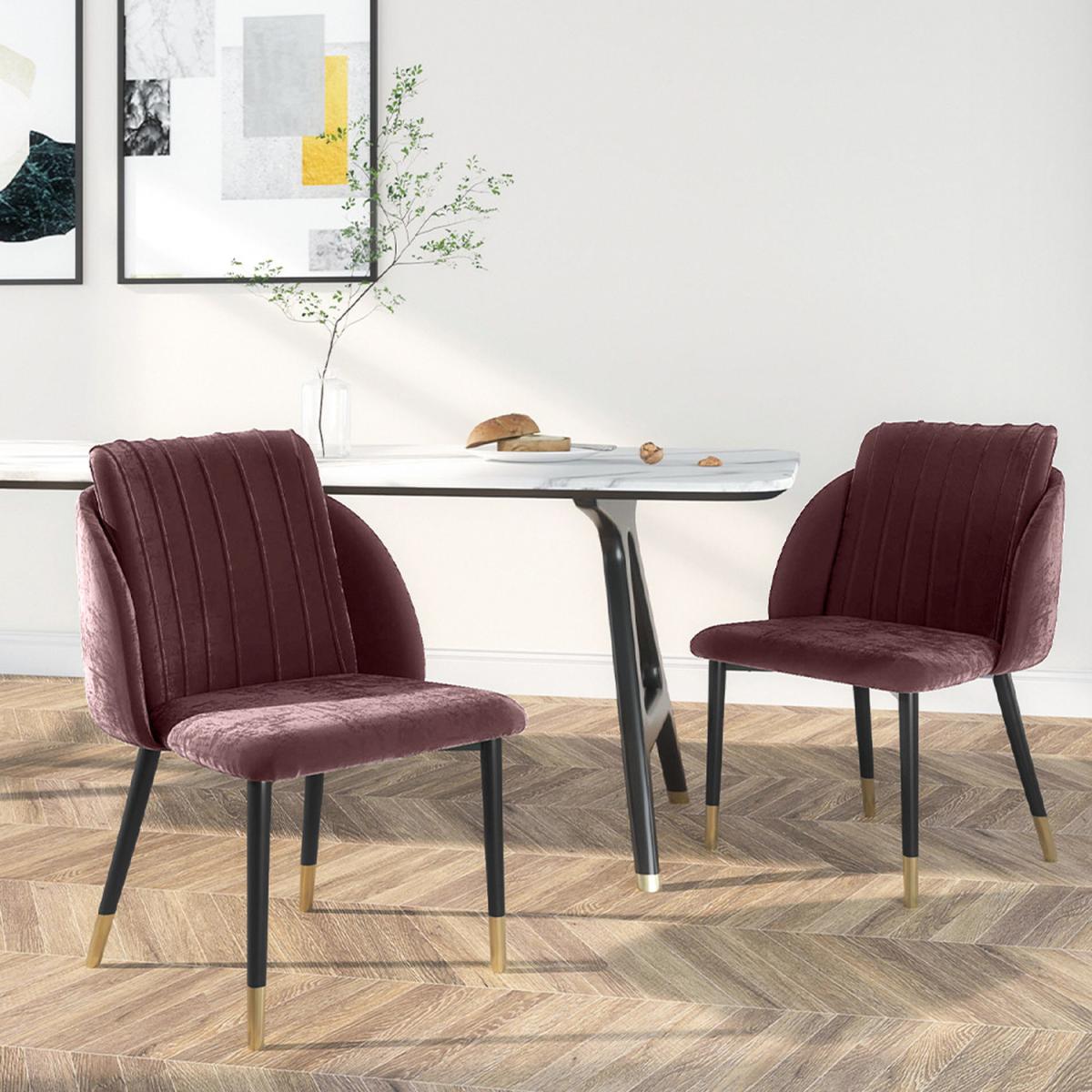 Upholstered Dining Chairs - Blue – image 39