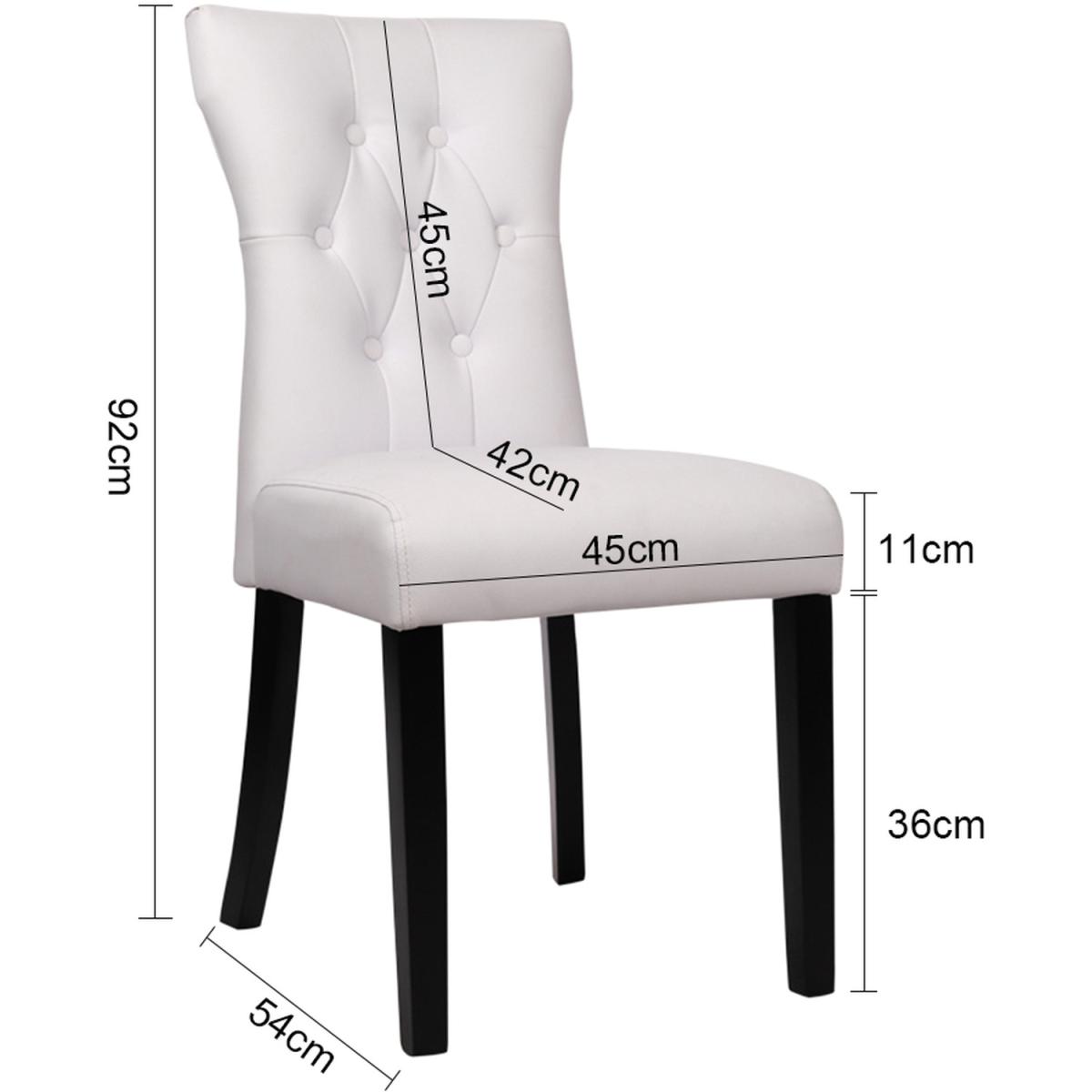Leather Dining Chairs - Black – image 15
