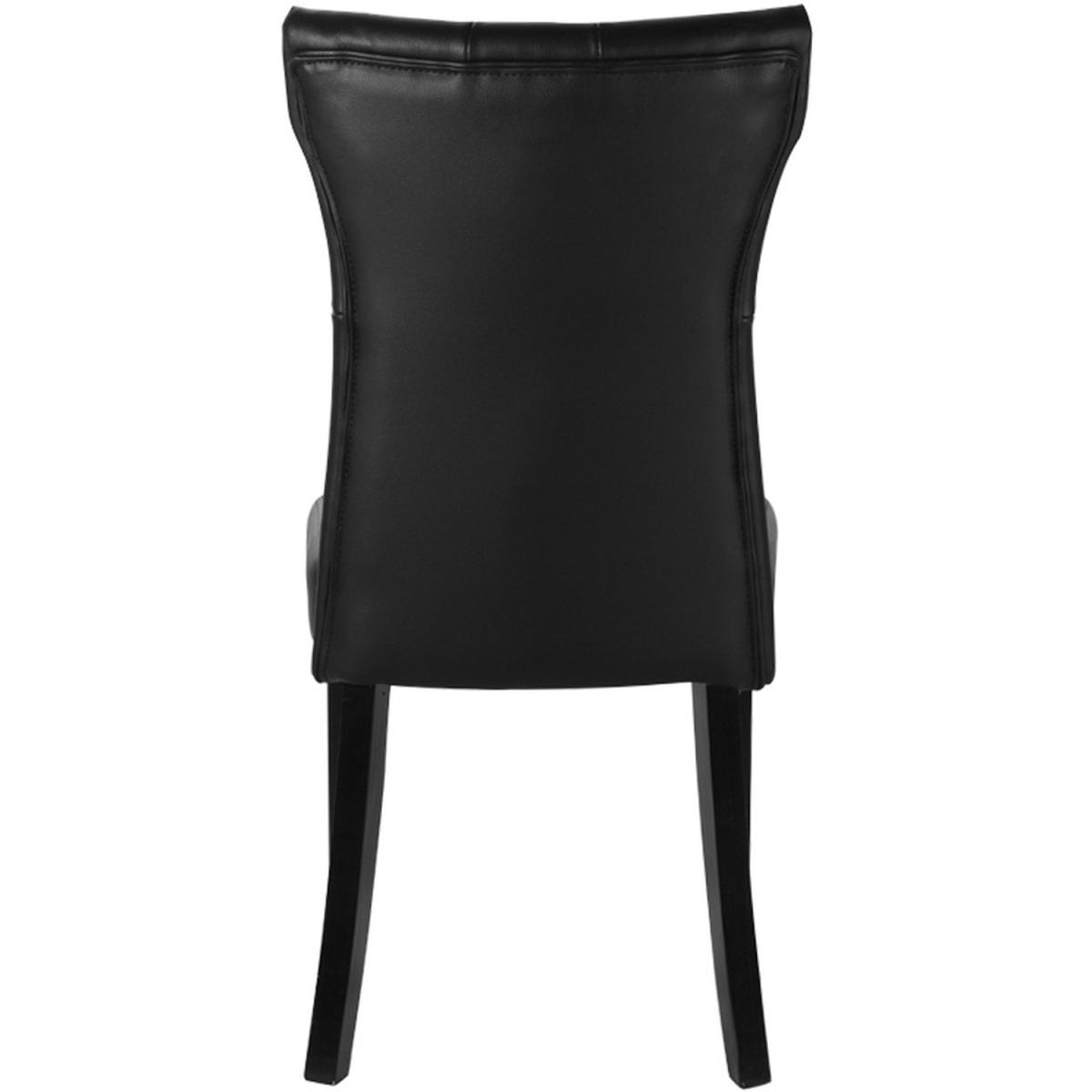 Leather Dining Chairs - Black – image 16