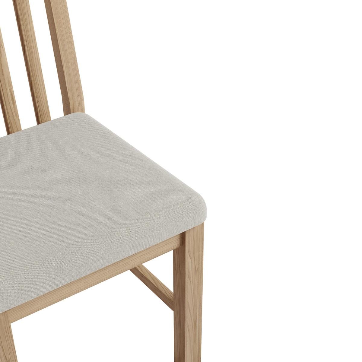 Pair of Ashford Dining Chairs - Light Oak – image 3