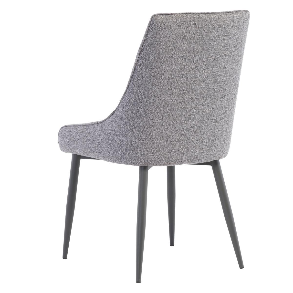 Mineral Grey Rimini Fabric Dining Chair - Grey – image 2