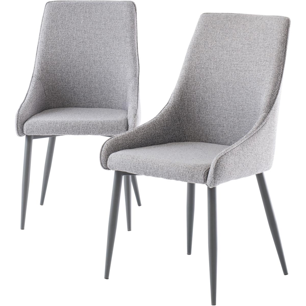 Mineral Grey Rimini Fabric Dining Chair - Grey – image 3