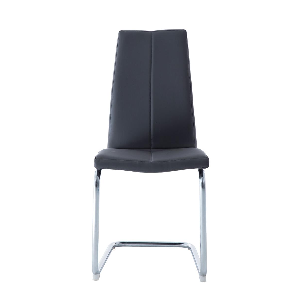 Pair of Arendelle Swing Leg Chairs - Black – image 2