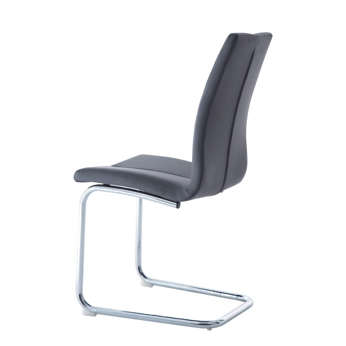 Pair of Arendelle Swing Leg Chairs - Black – image 5