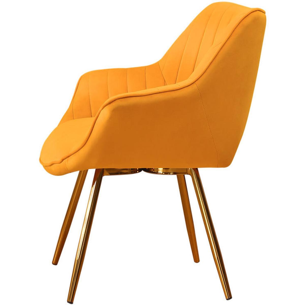 Velvet Accent Dining Chair Set Of 2 - Green – image 15