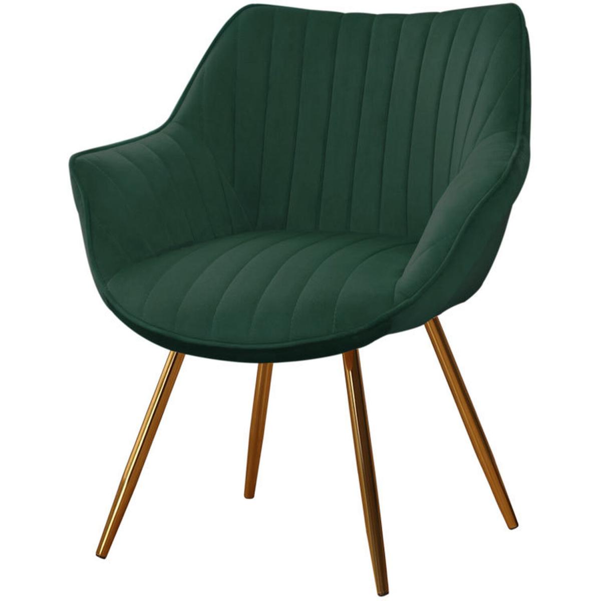 Velvet Accent Dining Chair Set Of 2 - Green – image 3