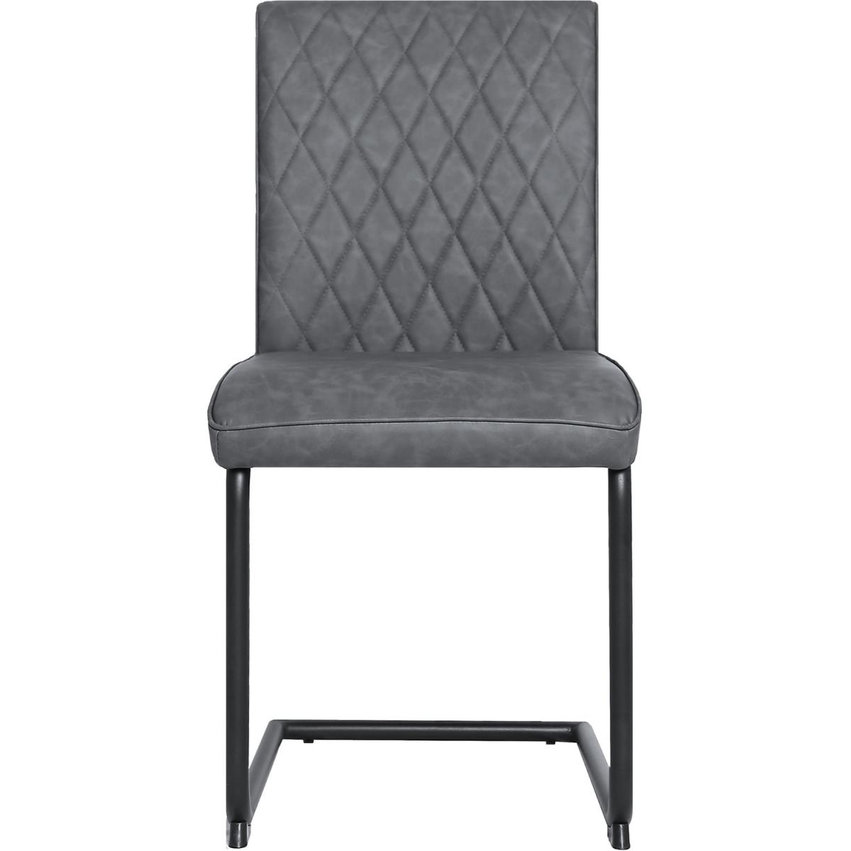 Nelson Industrial Dining Chair, Set of 2 - Grey – image 2