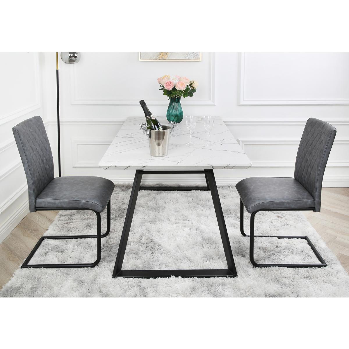 Nelson Industrial Dining Chair, Set of 2 - Grey – image 11