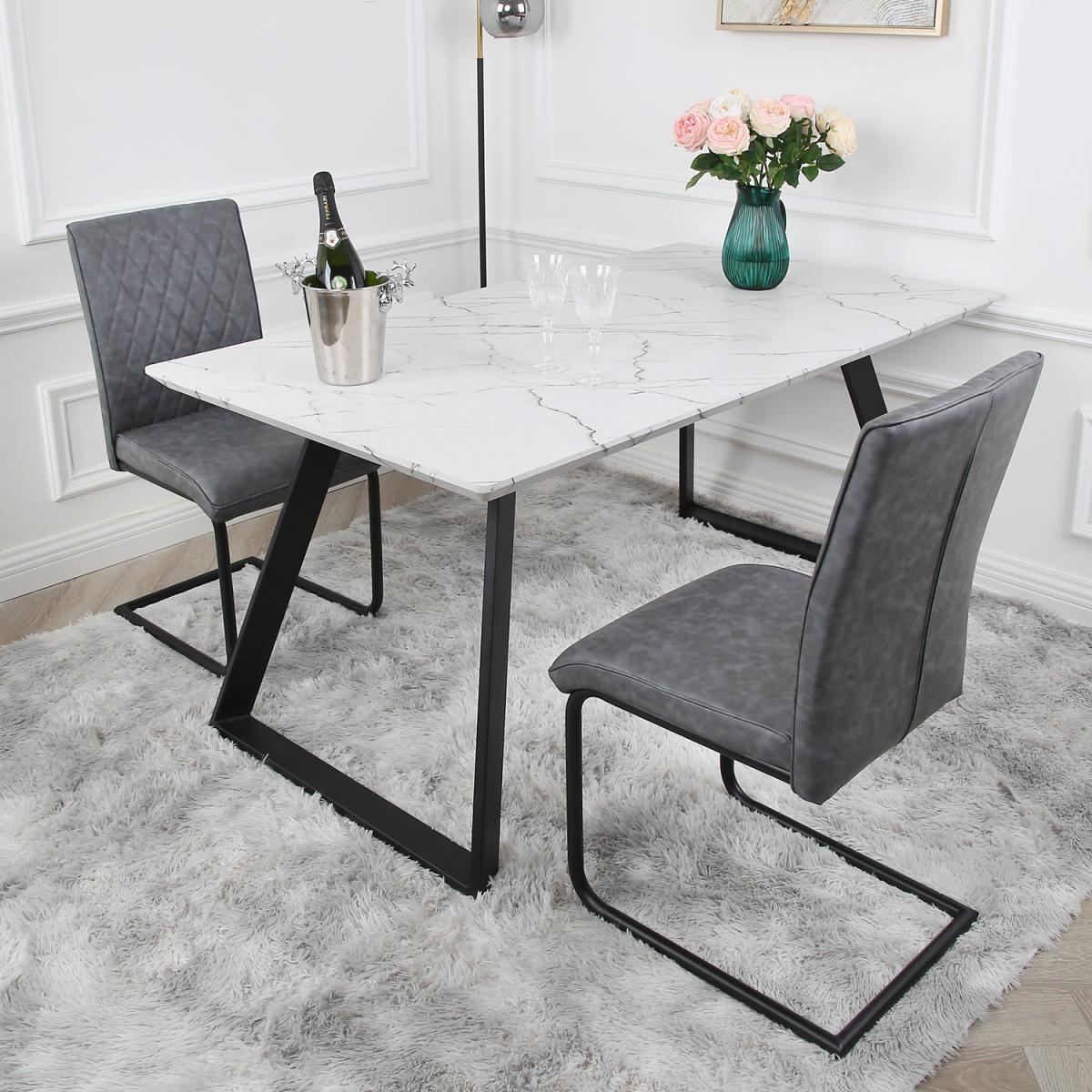 Nelson Industrial Dining Chair, Set of 2 - Grey – image 13