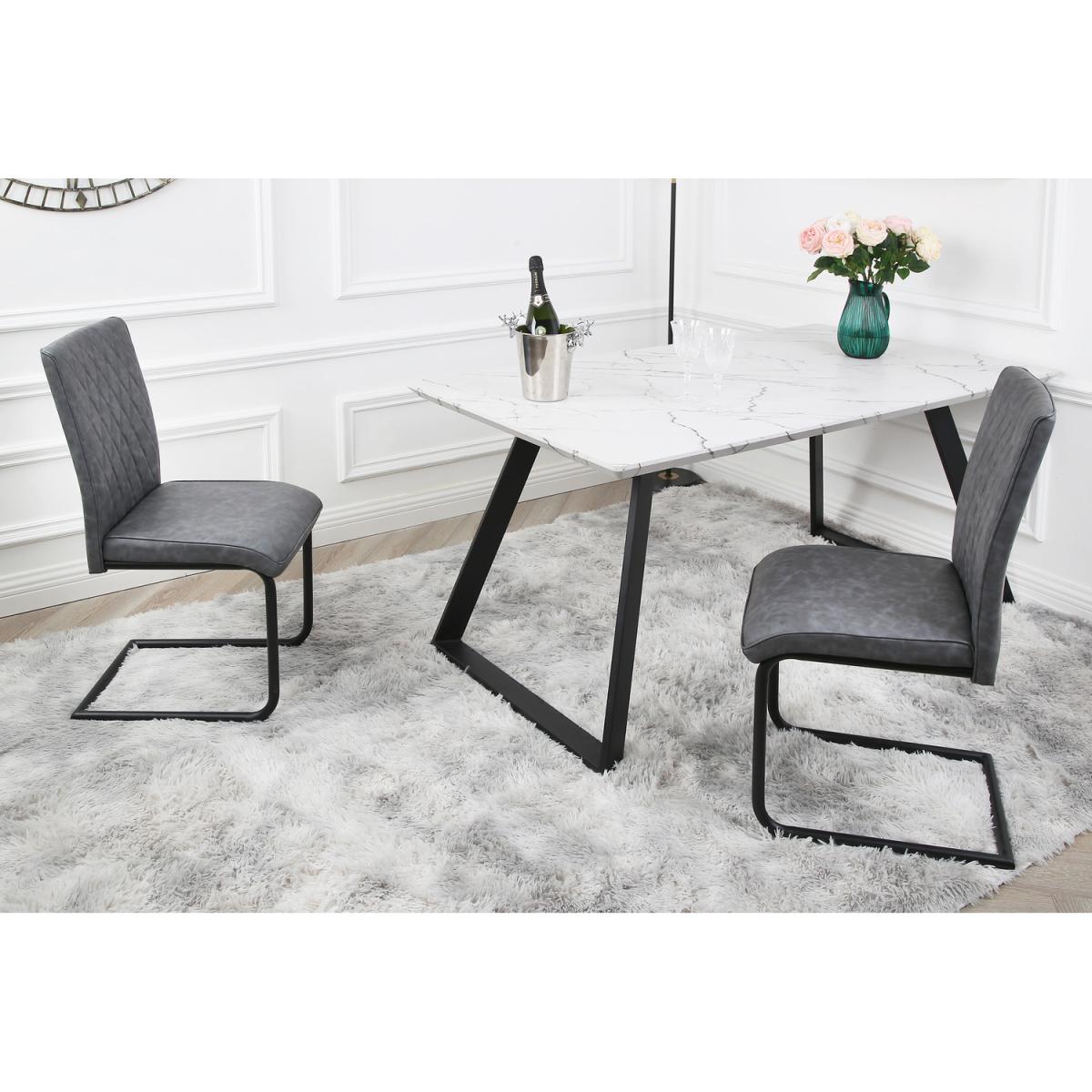 Nelson Industrial Dining Chair, Set of 2 - Grey – image 14