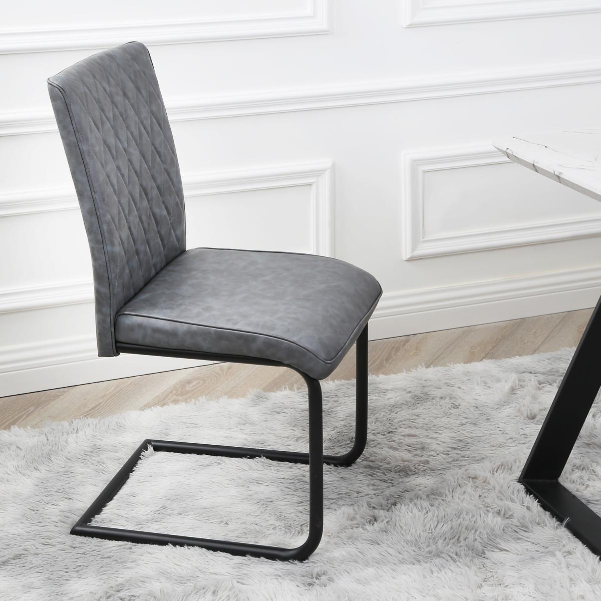 Nelson Industrial Dining Chair, Set of 2 - Grey – image 17