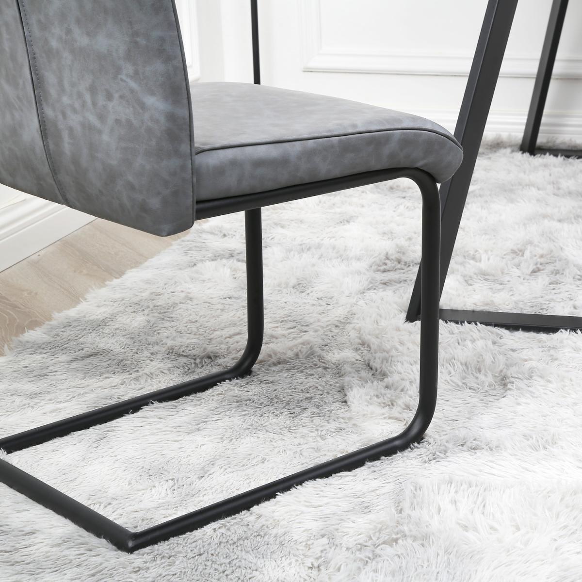 Nelson Industrial Dining Chair, Set of 2 - Grey – image 18