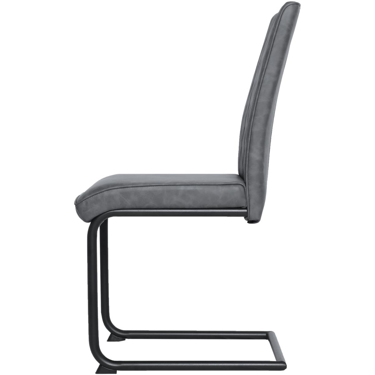 Nelson Industrial Dining Chair, Set of 2 - Grey – image 4