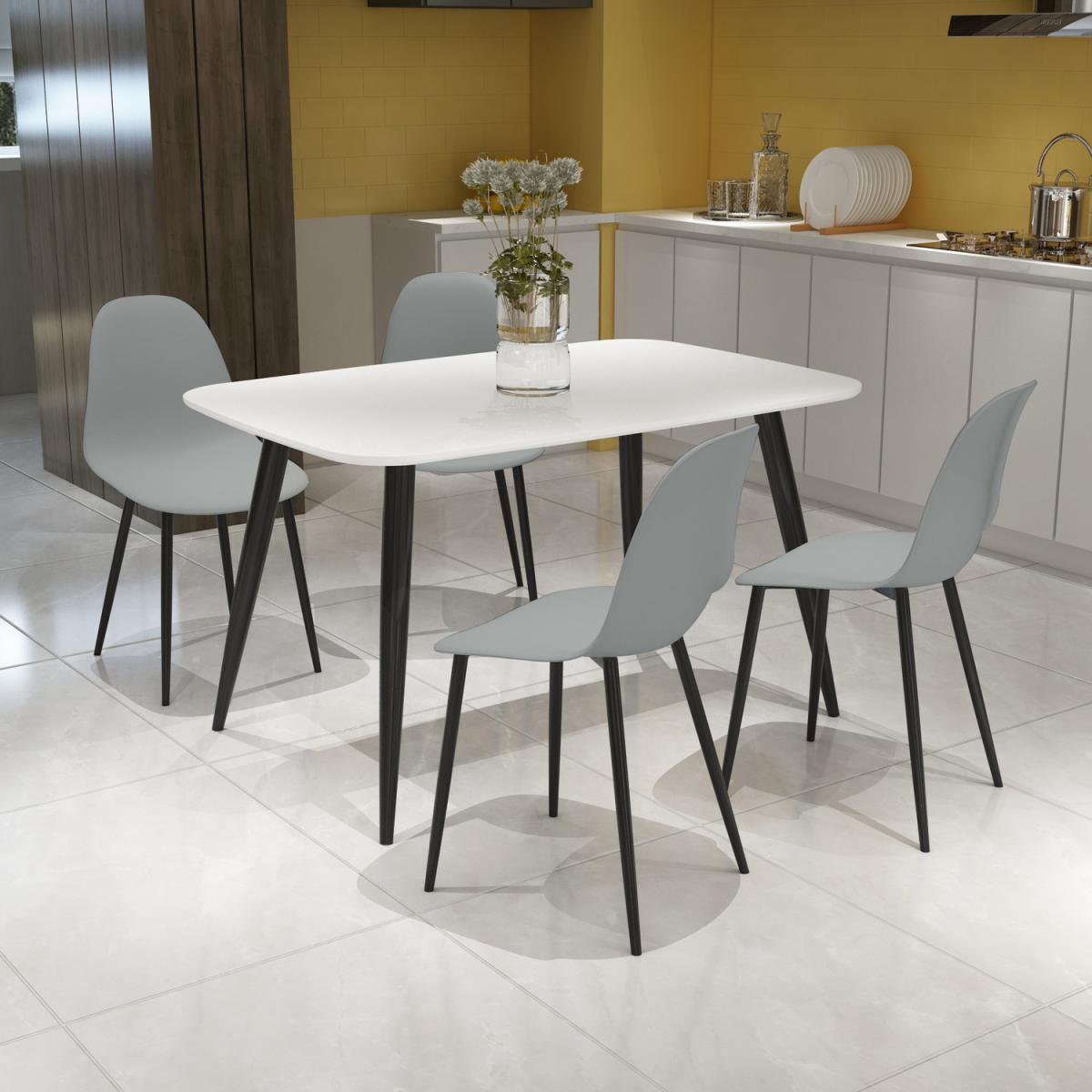 Curve plastic chairs (Pair)  - White – image 9