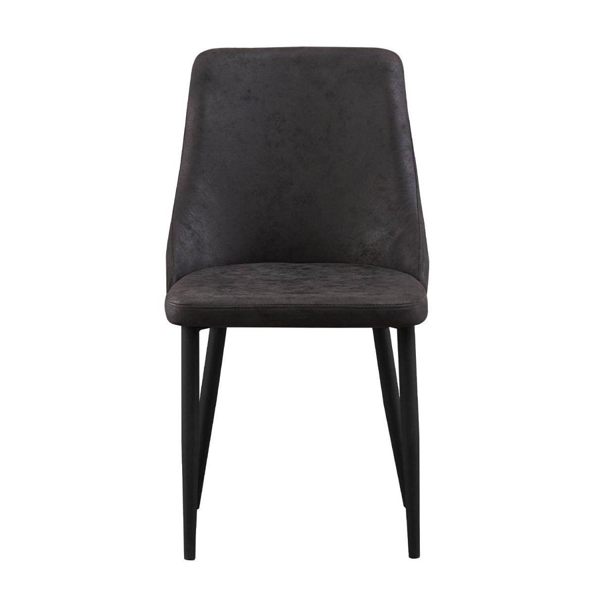 Pair of Chester Dining Chairs - Dark Grey – image 3