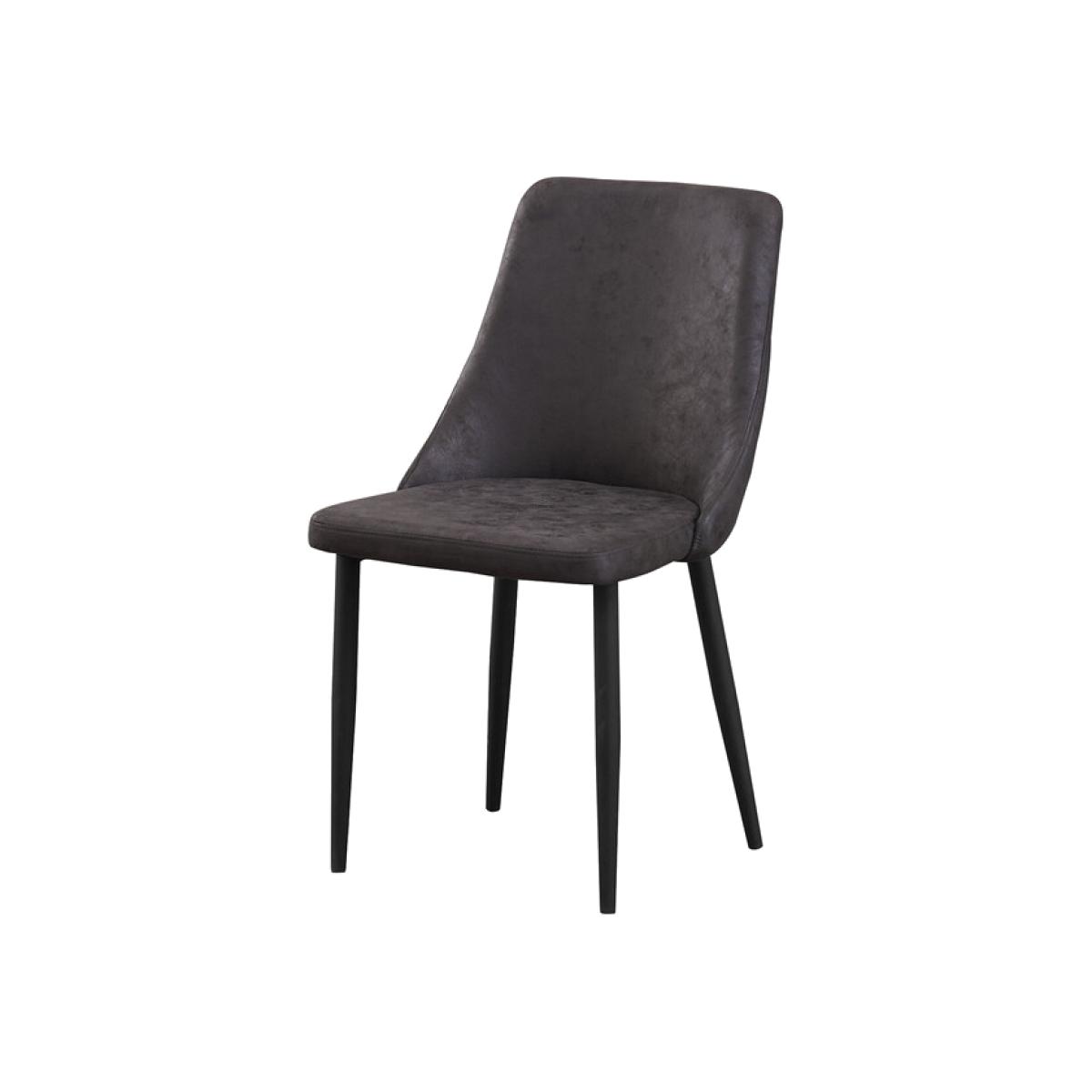 Pair of Chester Dining Chairs - Dark Grey – image 1