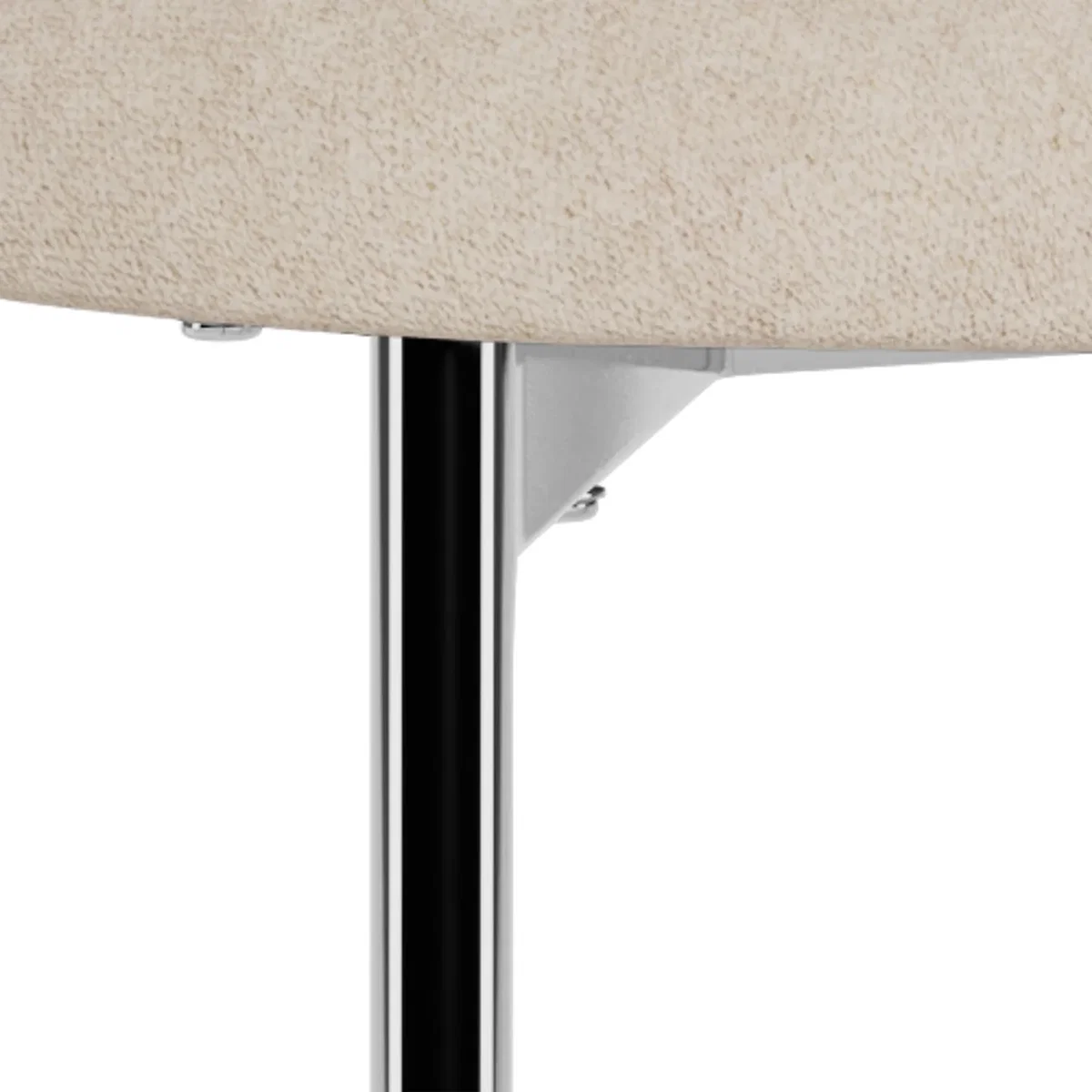 Lyric Dining Chair in Sand Fabric & Chrome Base (Set of 2) - Sand & Chrome – image 12