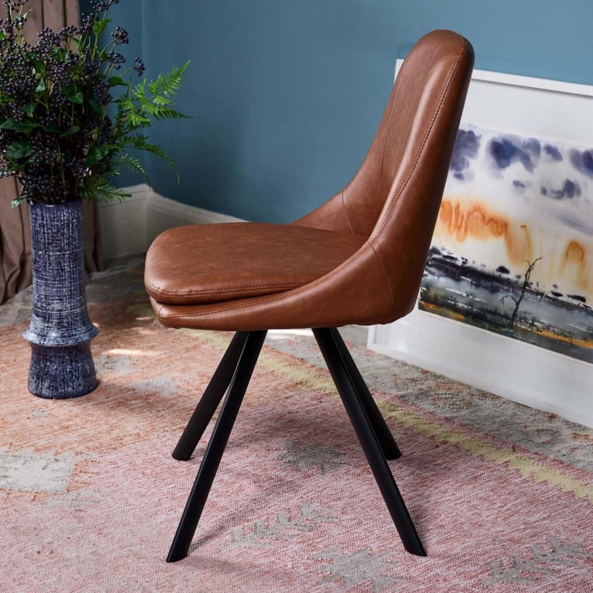 Sebastian Dining Chair (Set of 2) - Tan – image 2