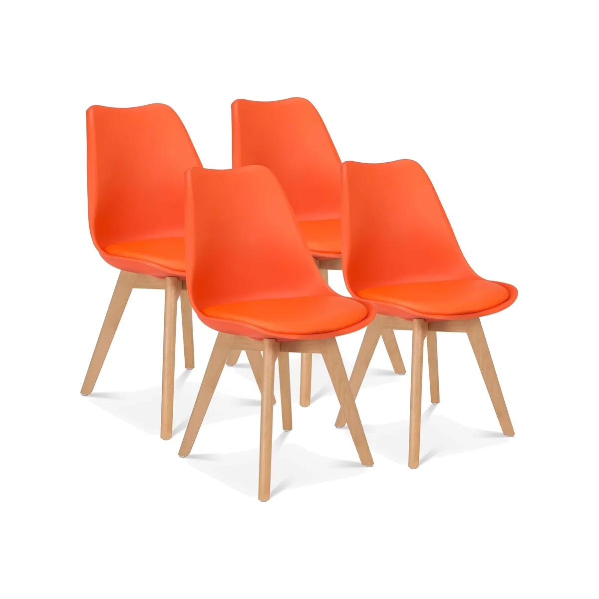 Rocco Dining Chair - Orange / 4 – image 1