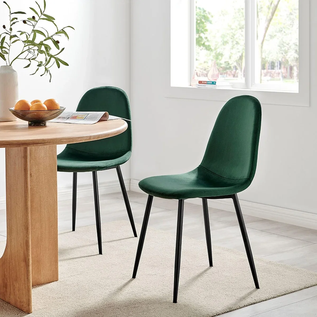 Ron Velvet Dining Chair - Green / 1 – image 4