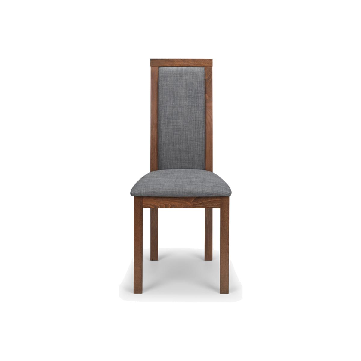 Set Of 2 Melrose Chairs - Grey/Walnut – image 1