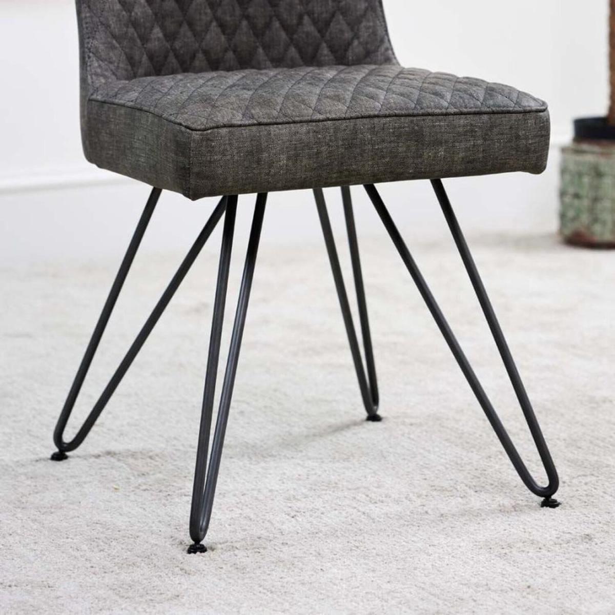 Industrial Dining Chair - Grey – image 4