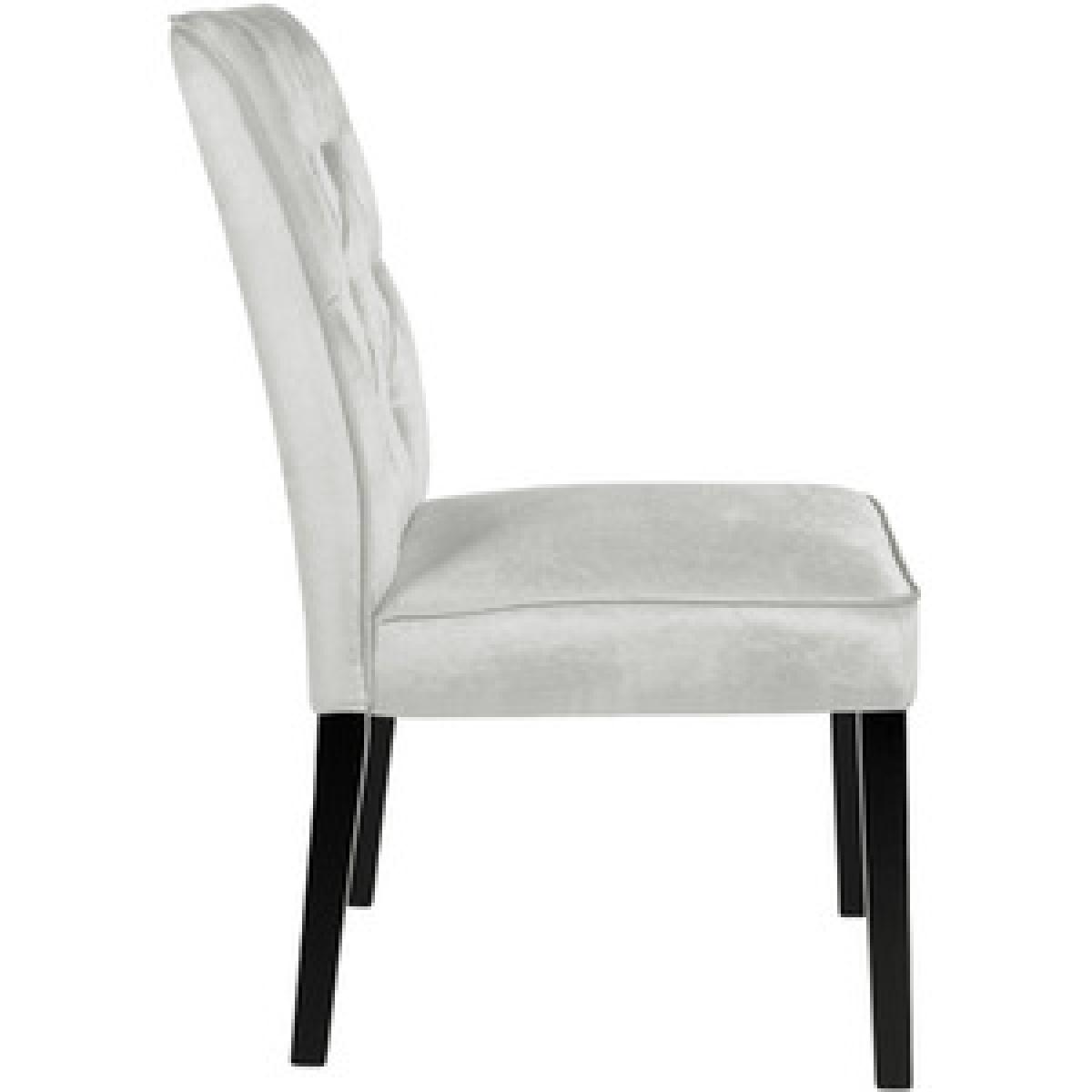 Crushed Velvet Side Chair Set Of 2 - Black – image 11