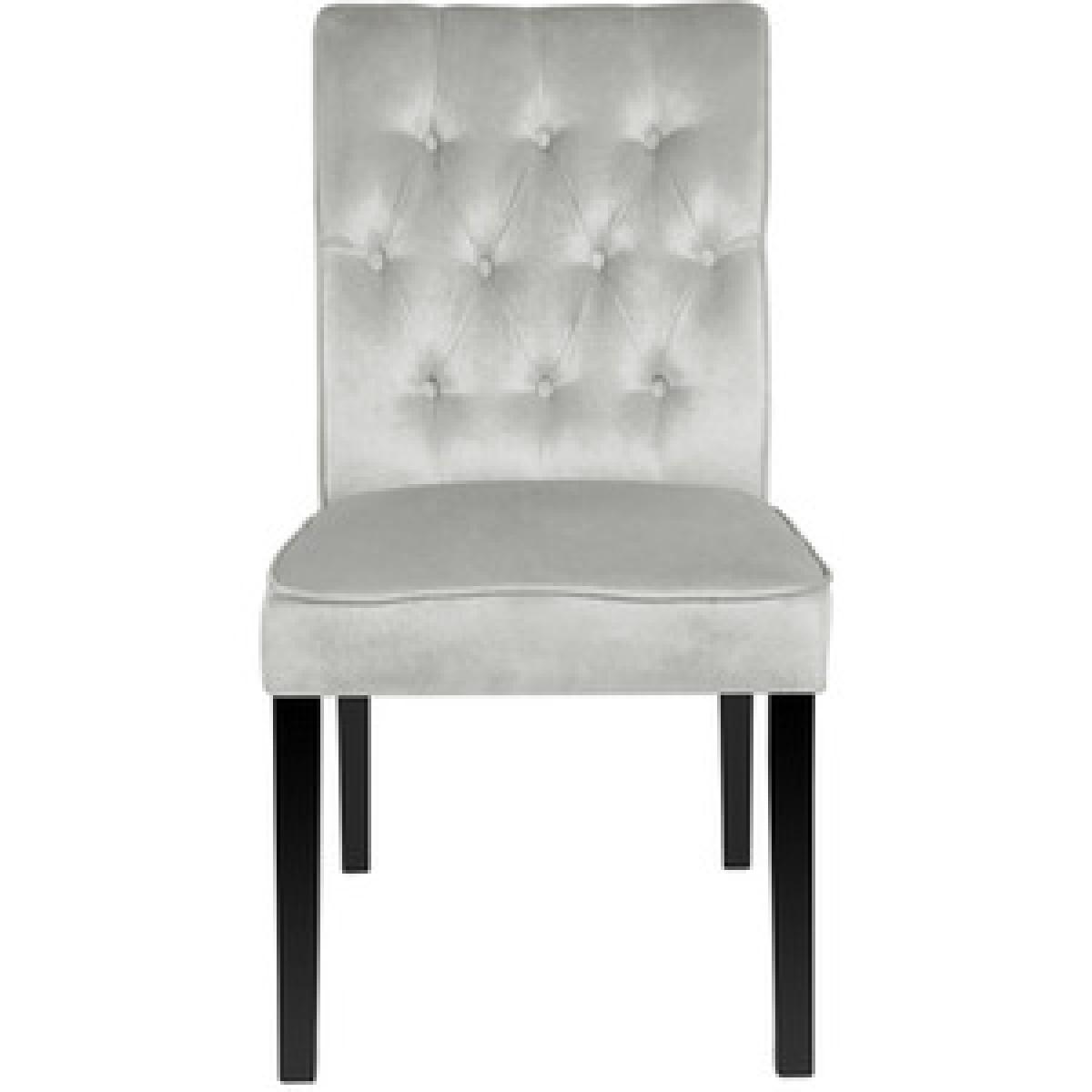 Crushed Velvet Side Chair Set Of 2 - Black – image 9