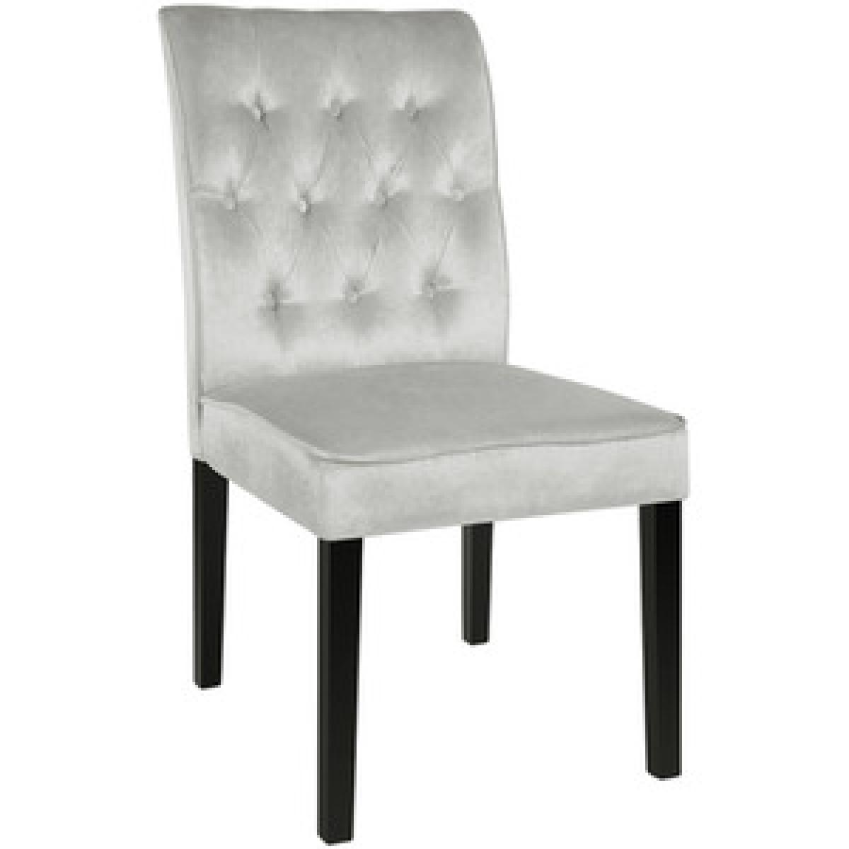Crushed Velvet Side Chair Set Of 2 - Black – image 10