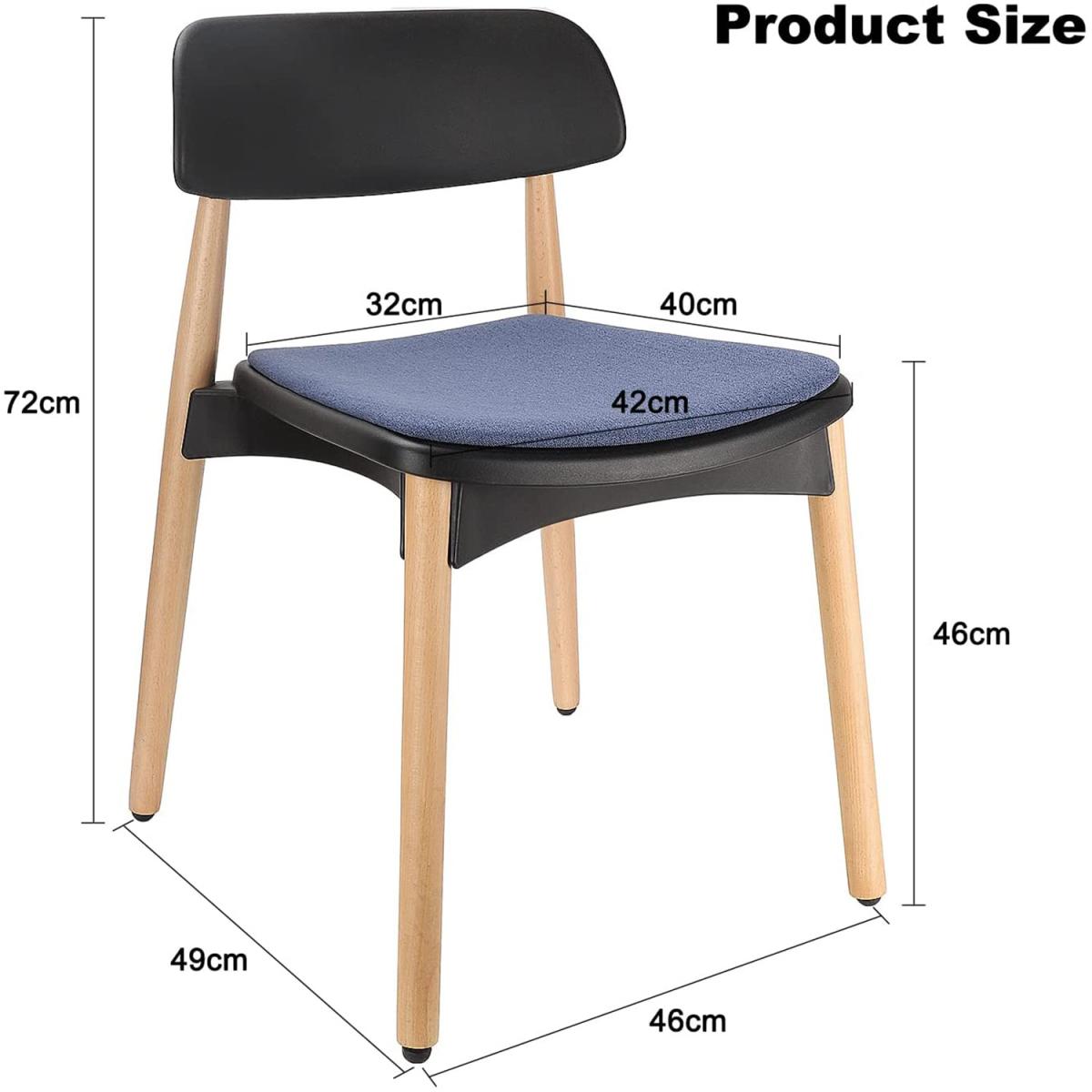 Dripex Modern Designed Dining Chair - Grey – image 3