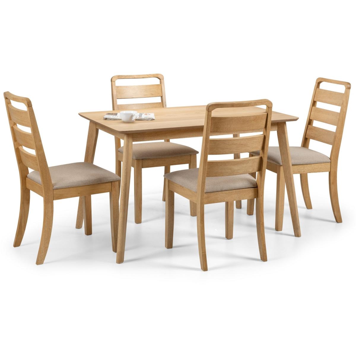 Set Of 2 Lars Dining Chair - Oak – image 3