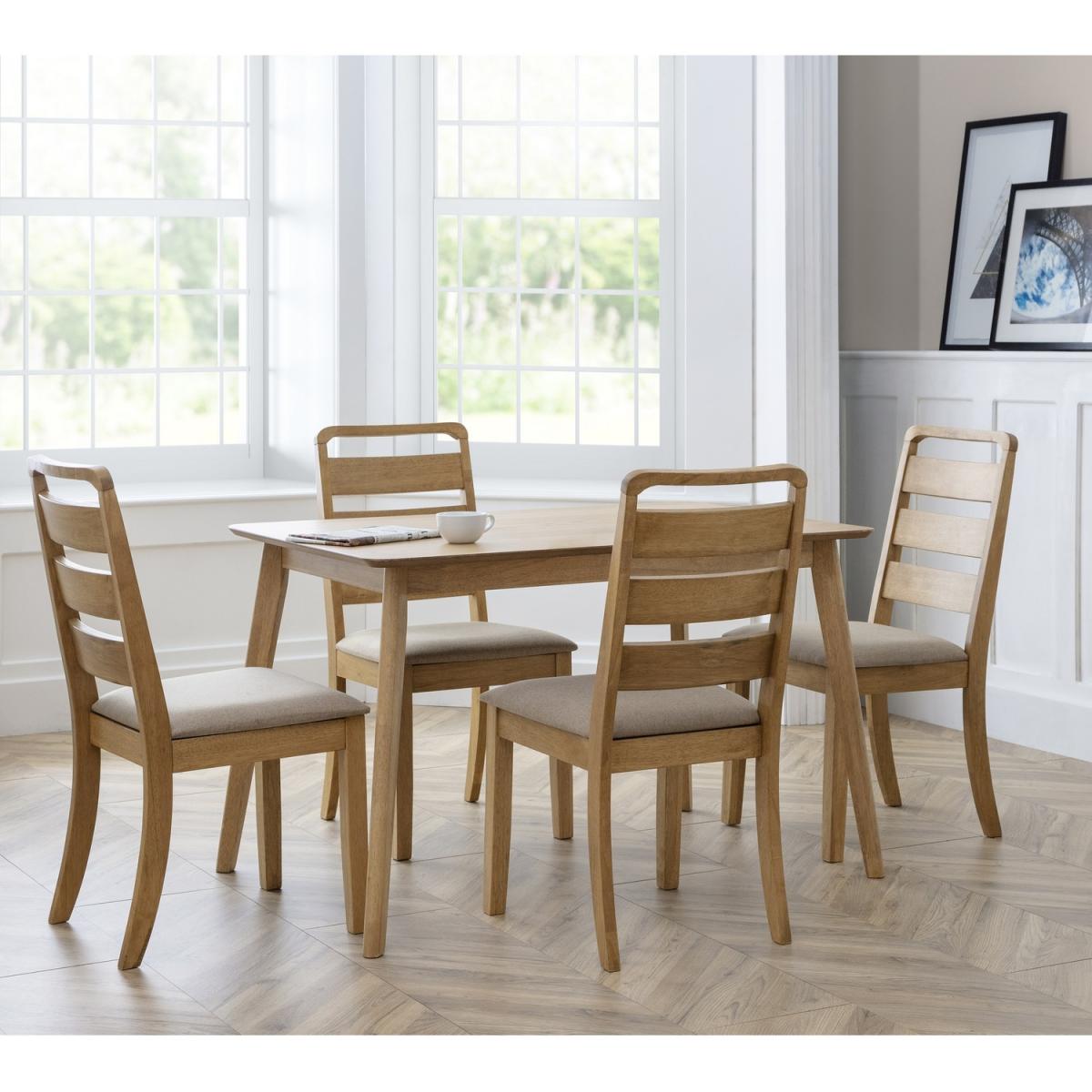 Set Of 2 Lars Dining Chair - Oak – image 4