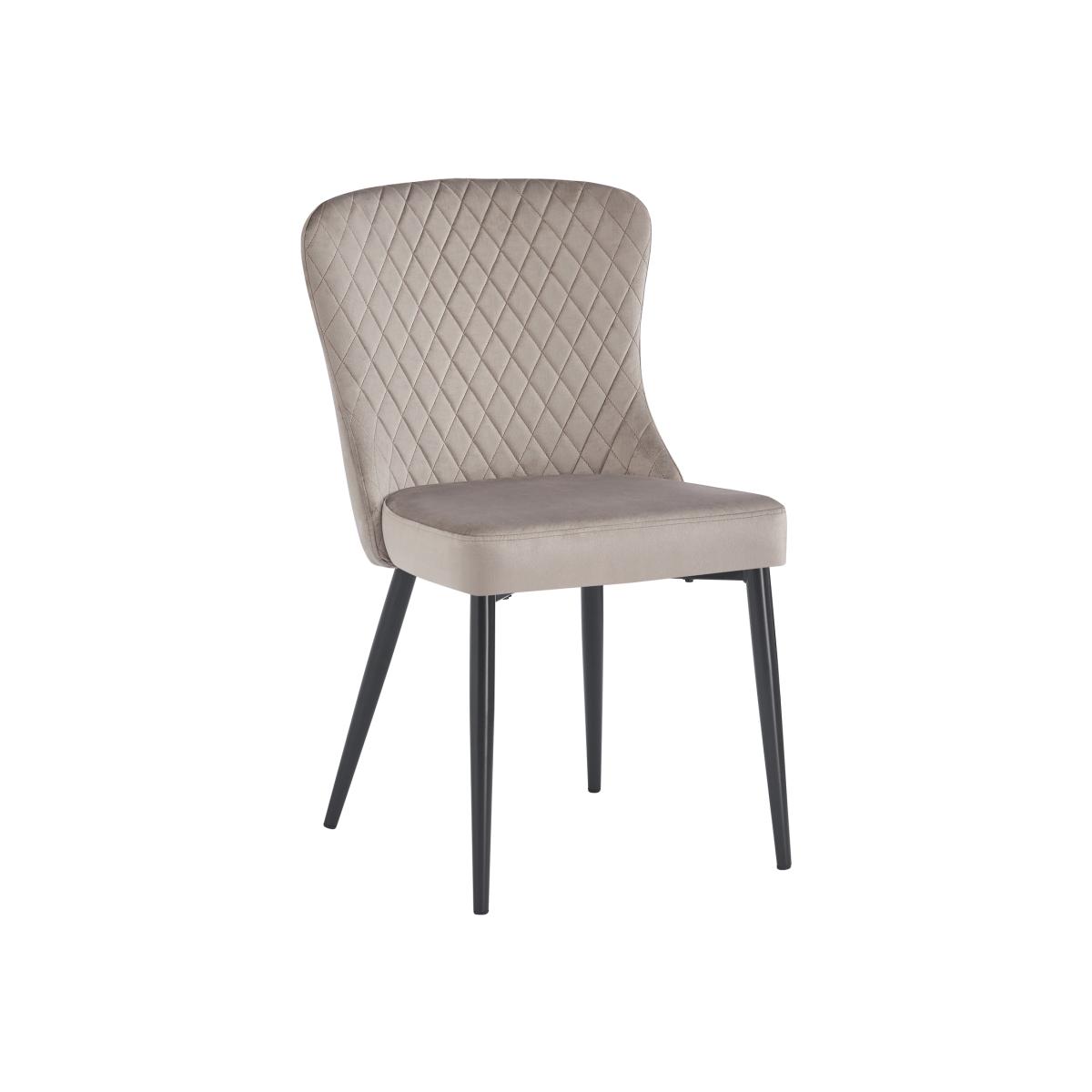 2x Raya Dining Chairs-Mink - Mink – image 1