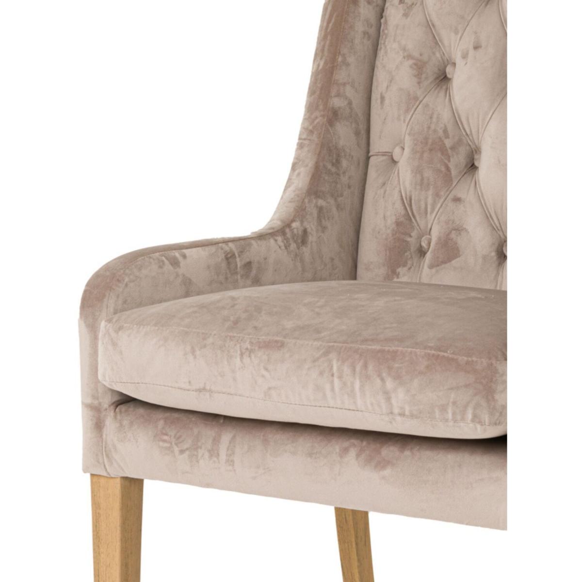 Henley Luxury Large Button Pressed Dining Chair - Bronco – image 2